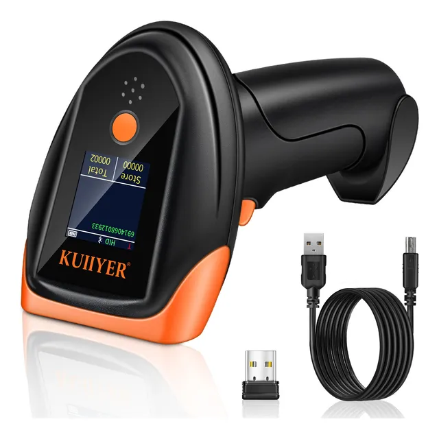 Kuiiyer® Lectores De Código De Barras 1d/2d/qr Con Pantalla