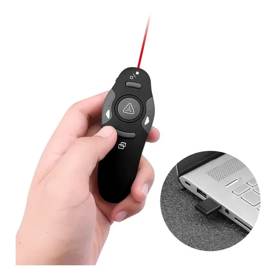 Apuntador Inalámbrico Puntero Láser Control Remoto Kebidumei