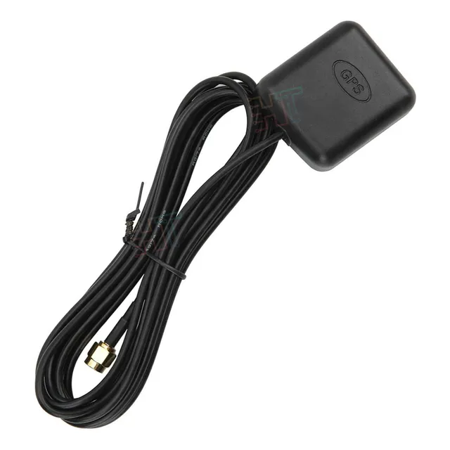 Antena Para Gps Activa Conector Sma Cable 2 Metros Magnetica