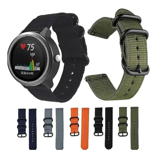 Correa Reloj Garmin Forerunner 245 Vivoactive 3 Nylon 