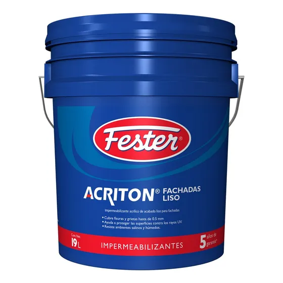 Fester Acriton Fachada Liso Cubeta 19/lts