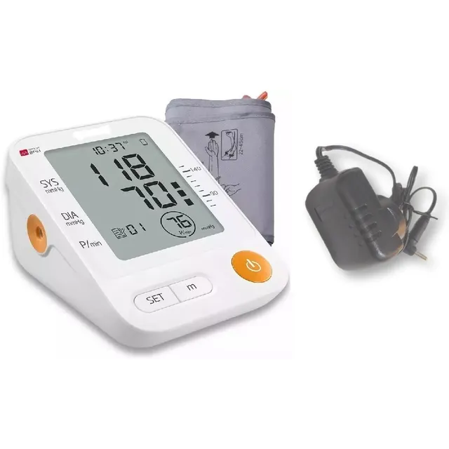 Medidor Presion Arterial Digital Brazo Mas Fuente 220 Volt