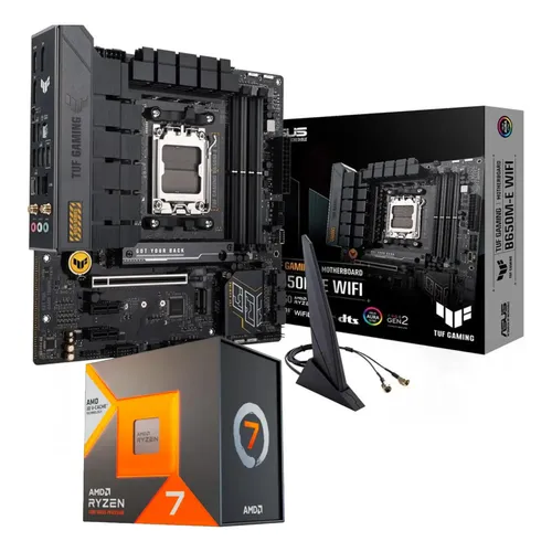 Kit Upgrade Ryzen 7 9800x3d Placa Mãe Tuf Gaming B650m Plus