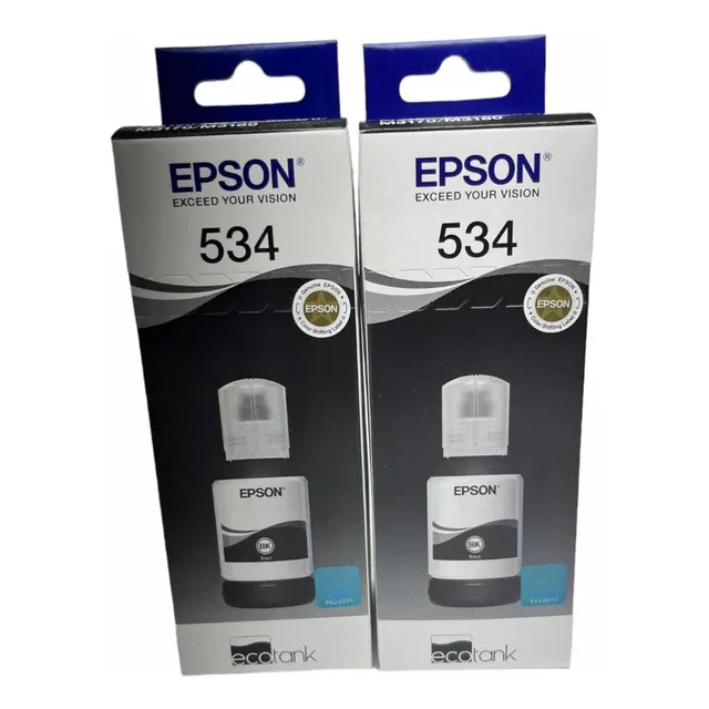 Pack 2 Tintas T534 Epson Negro Originales T534120 120 Ml