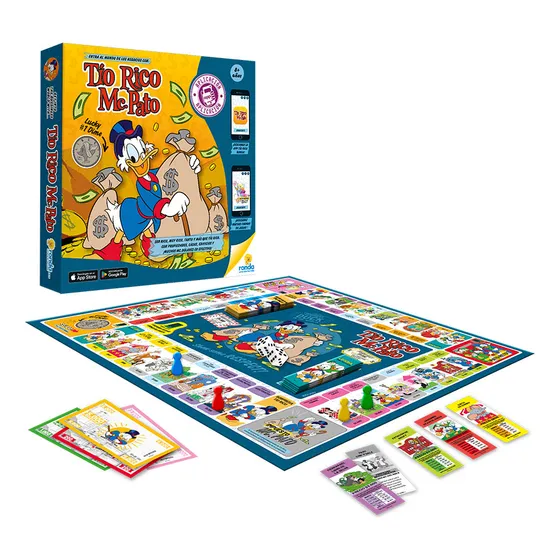 Juego De Mesa Ronda Monopolio Tio Rico Pequeño