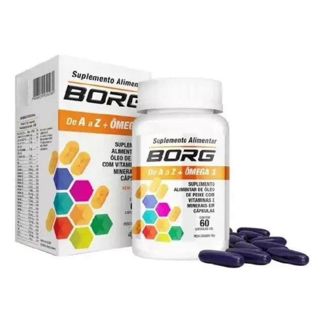 Vit Borg Polivitamínico A - Z + Omega 3 1000mg (60 Cápsulas)