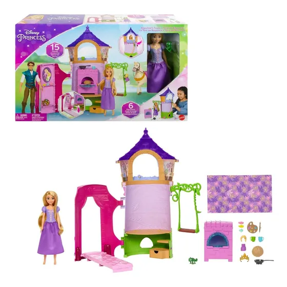 Torre De Princesa Rapunzel Disney Con Accesorios Para Niñas