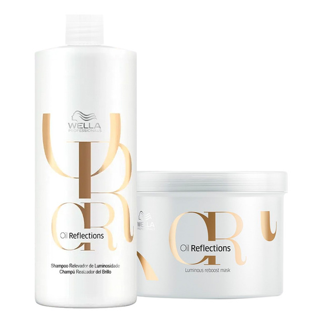 Kit Wella Professionals Oil Reflections Shampoo E Máscara Kit Wella Professionals Oil Reflections Shampoo E Máscara