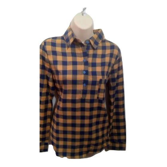 Blusas Para Damas De Cuadros (en M Y L).
