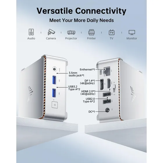 Kamrui Mini Pc E2 N150 16gb Ram 512gb M.2 4k Wifi