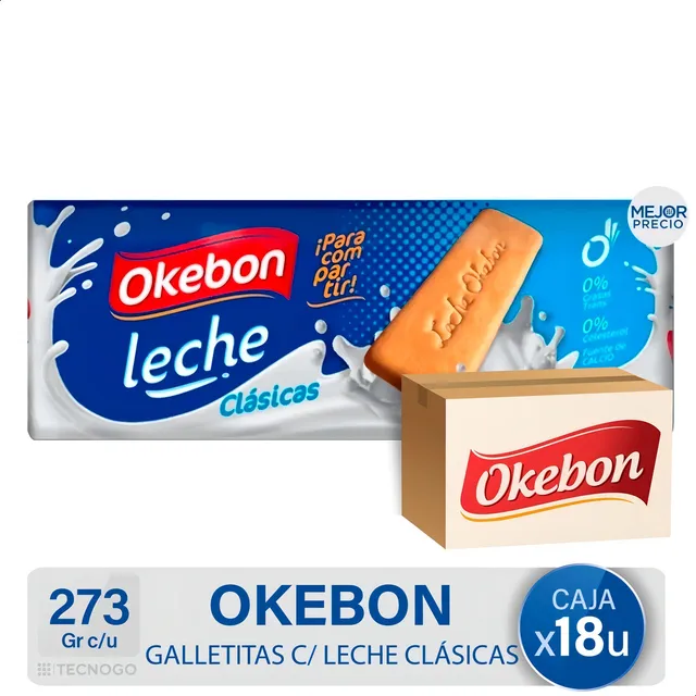 Galletita Okebon Leche clásicas 273 g