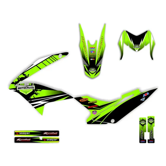 Kit Calcos Grafica Zanella Zr 125-150-200 Cc Año 2013/15