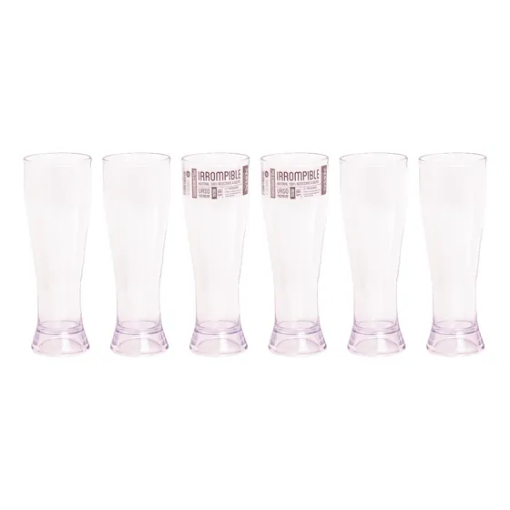 Vasos Premium Policarbonato Persal Irrompible 547ml X6 Unds