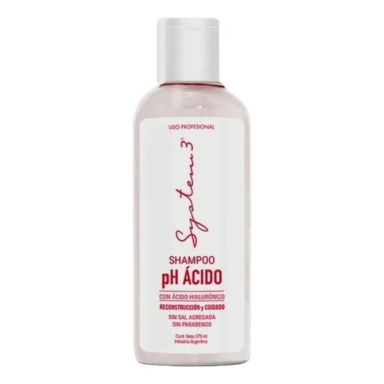 Shampoo Ph Ácido Con Ácido Hialuronico Sin Tacc - System 3