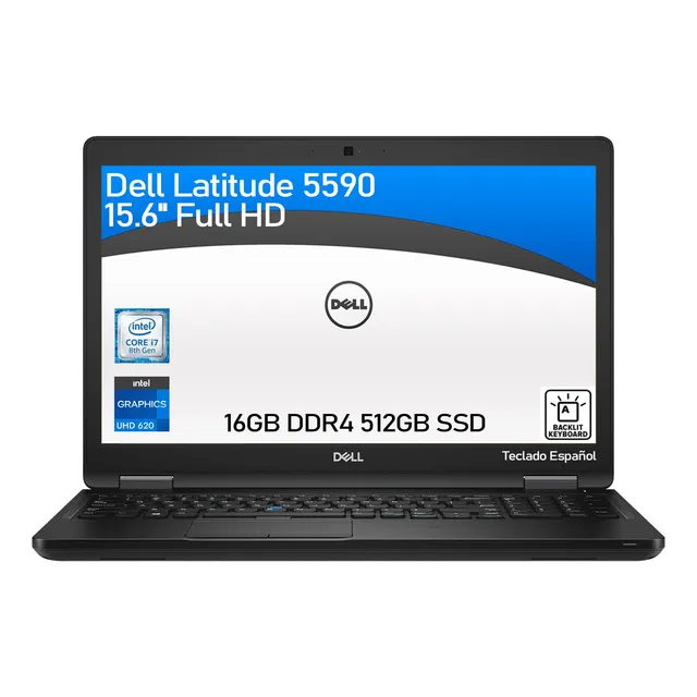 Dell Latitude 5590 Intel I7 8650 16g 512g Teclado Español