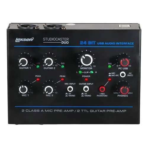 Presonus Iostation 24c 2x2 Usb 192 Khz Interface De Áudio Preto