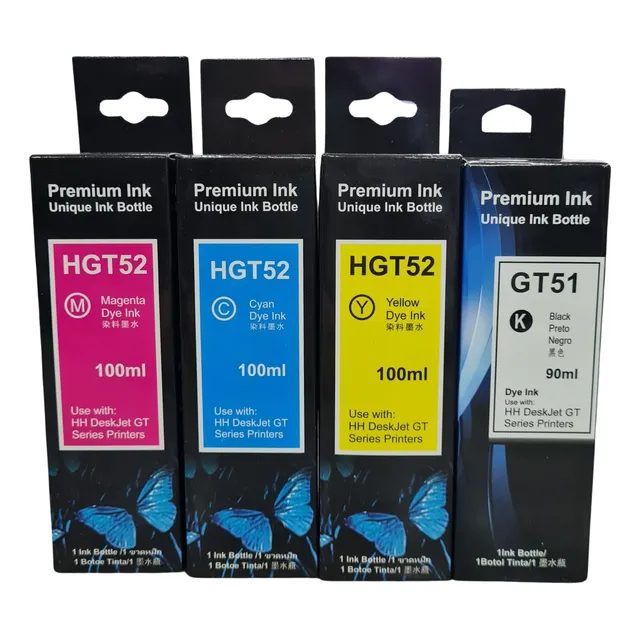 Combo 4 Tintas Para Impre Deskjet Gt 5810 Gt5820 | Genéricas