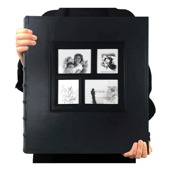 Álbum Fotográfico Para Set Paquete 1 Piezas 500 Fotos Color Negro Vida Buenas