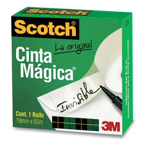 Cinta Mágica Adhesiva Scotch .18x65m Mate