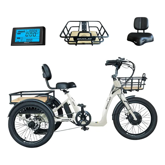Bull Triciclo Electrico Paso Para Adulto Milla Largo Alcance