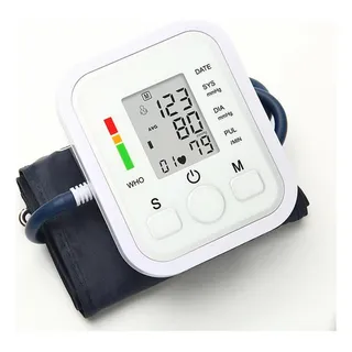 Aparato Para Checar La Presion Tensiometro De Brazo Digital Checador Color Blanco Sacre Solutions
