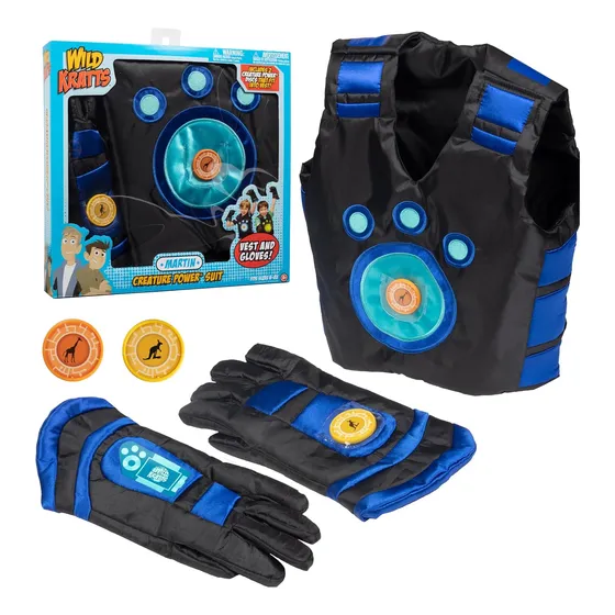 Traje Martin Wild Kratts Incluye Chaleco Tamaño 4-6x Para Ni