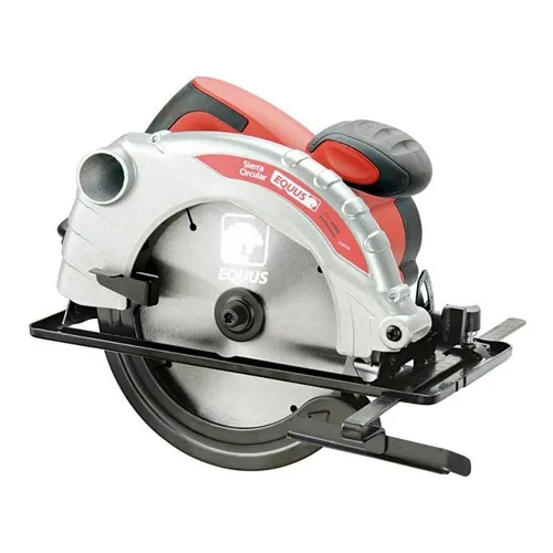 Equus EQ8505 Sierra Circular 7 1/4 1400w Profesional Color Rojo Frecuencia 1400