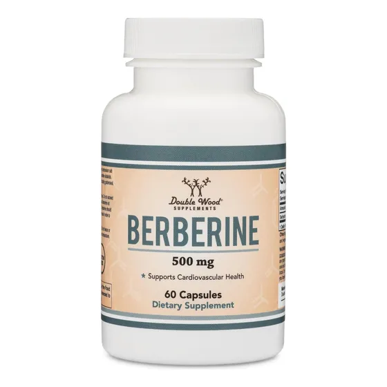 Suplemento Berberina De 500mg 60 Cápsulas Double Wood
