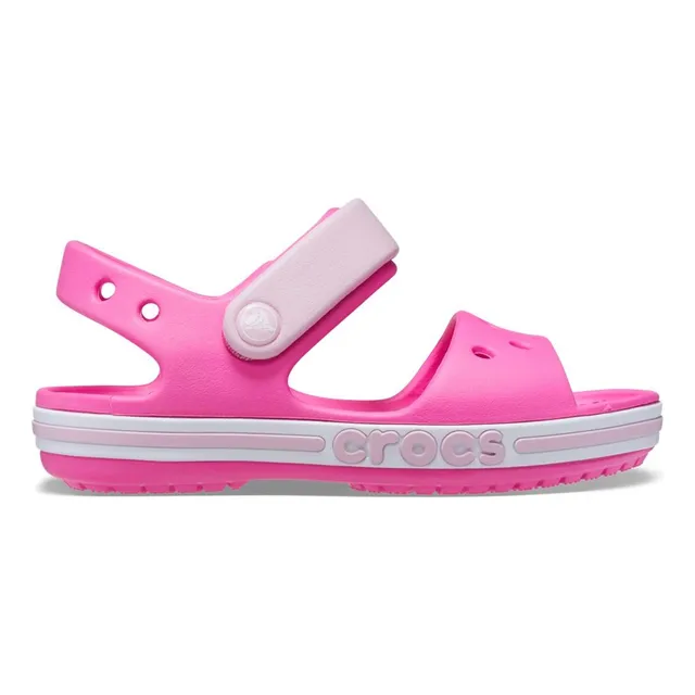 Sandália Crocs Bayaband Sandal Kids Electric Pink