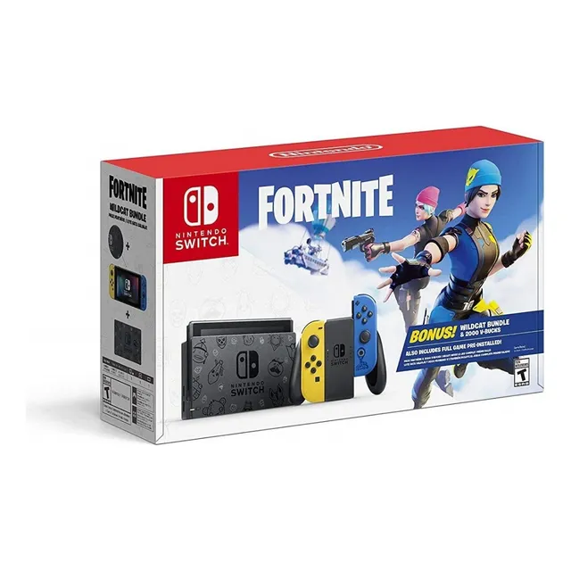 Nintendo Swich V2 Edicion Fornite + 256gb + 106 Juegos +caja
