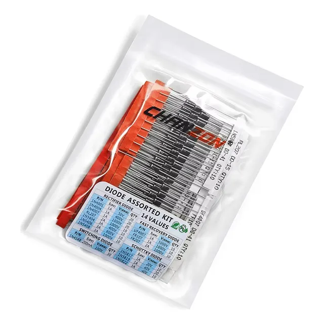 Kit Paquete Diodos 200 Uds. Varios Modelos Y Modelos