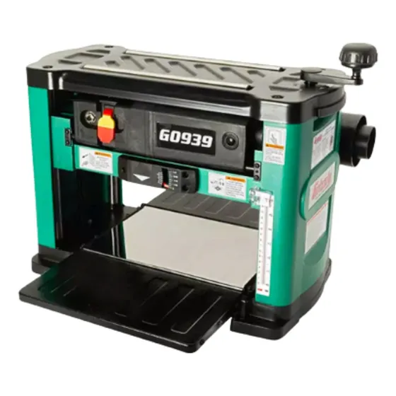 Cepillo Cepilladora De Banco 13 PuLG 2 Hp Grizzly G0939 Color Verde