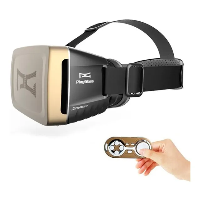 Lentes Vr Realidad Virtual  Ajustables + Mini Game Pad