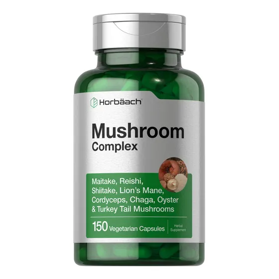 Suplemento Horbaach Mushroom Complex 150 Cápsulas