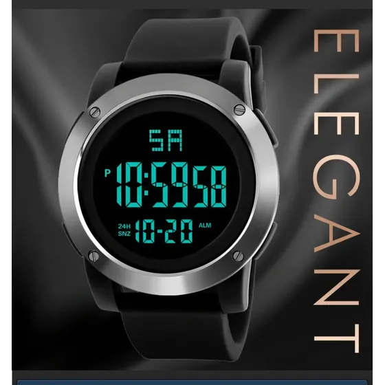 Reloj Digital Original Tactico Militar Con Luz Led