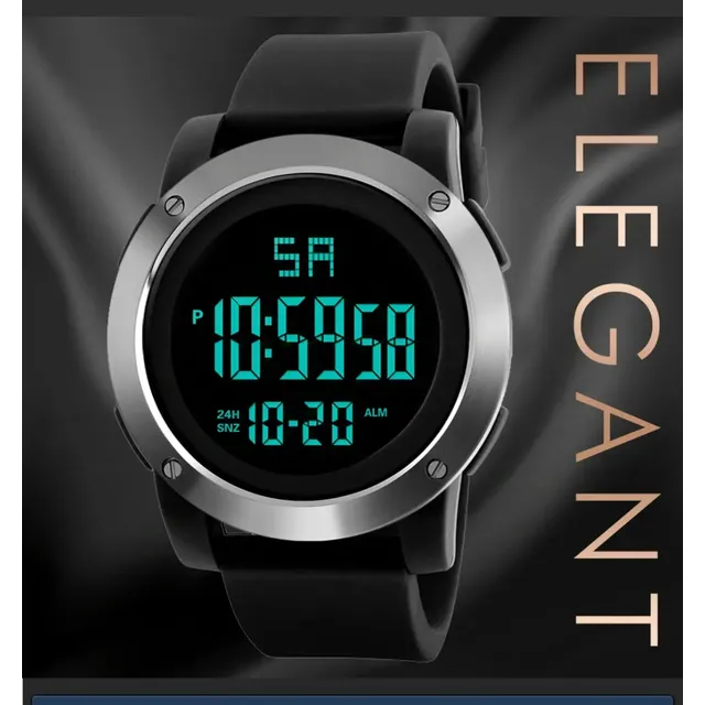 Reloj Digital Original Tactico Militar Con Luz Led