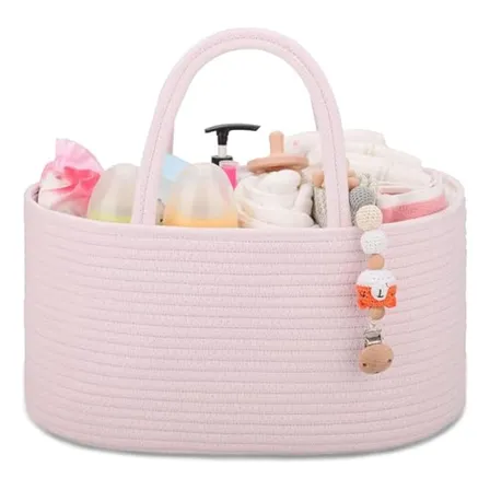 Organizador De Pañales Comse Para Bebés, Cesta Versátil En A