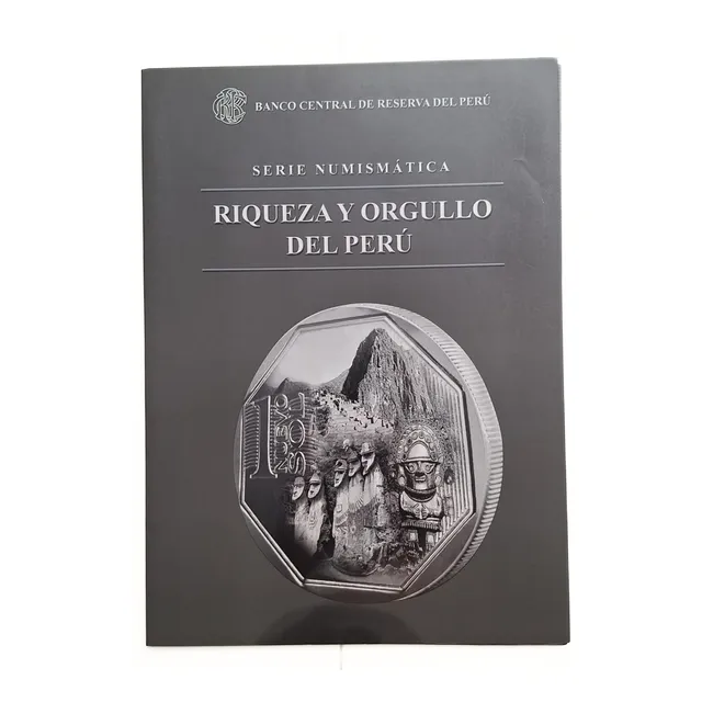Álbum Oficial Riqueza Y Orgullo Del Perú + 26 Monedas Unc