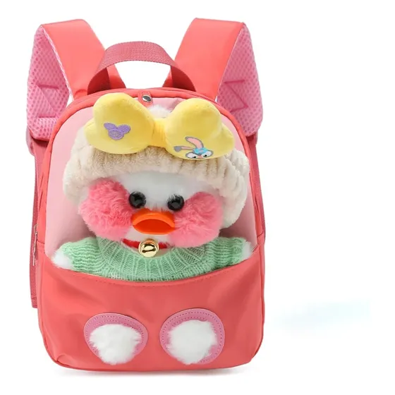 Patito Lalafanfan Mochila Mochilita Kawaii Para Niña 26 Cms.