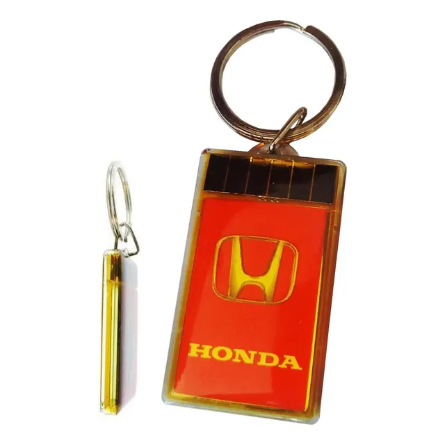 Llavero Con Pantalla Lcd Solar Rotulado Emblema Honda