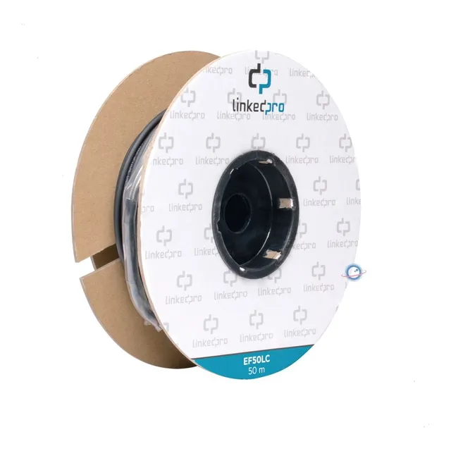 50 Metros De Fibra Optica Monomodo Conectores Lc-lc Duplex