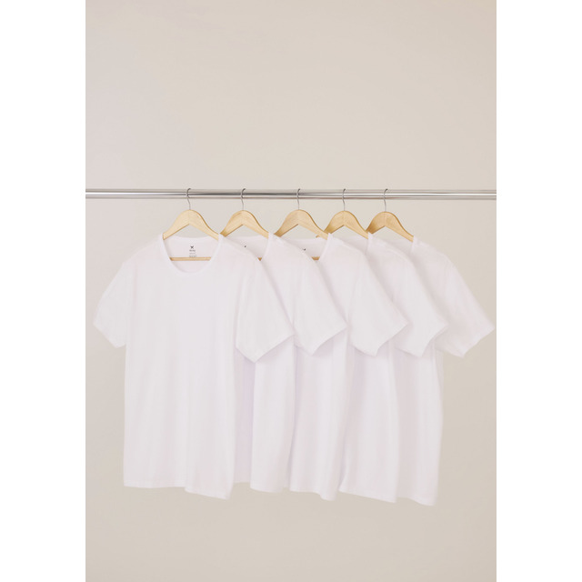 Kit Com 5 Camisetas Masculinas Básicas Hering Kit Com 5 Camisetas Masculinas Básicas Hering