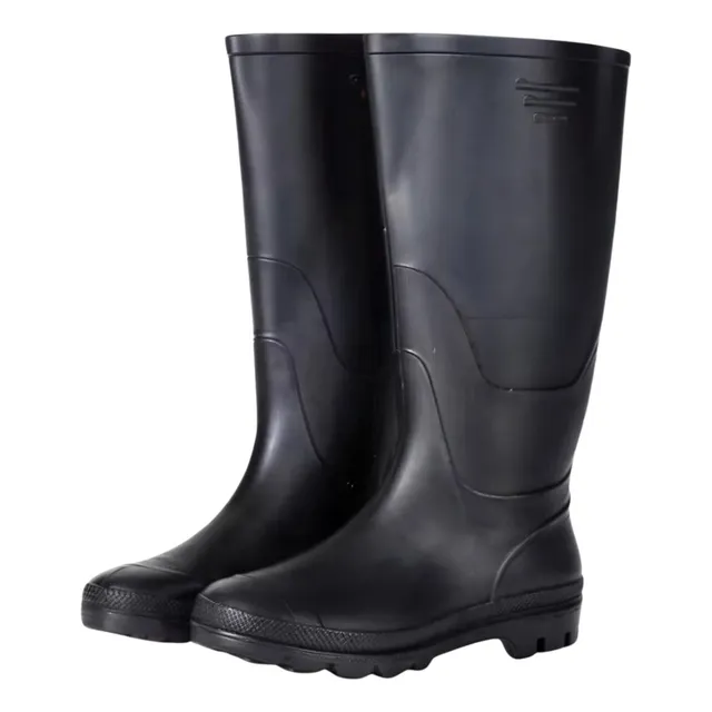 Bota Agua Cubre Botas Calzado Impermeable Para Lluvia Negro