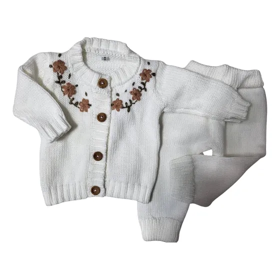 Conjunto Lucerito Tejido Dralon  2 Piezas, Ropa De Bebe