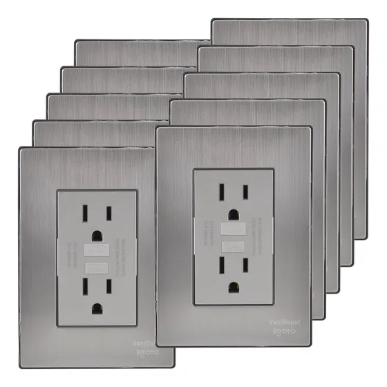 Enchufe De Pared, Mxiif-006, 10pzas, Contacto Duplex Falla T