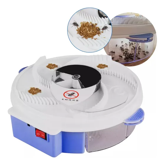 Trampa Atrapa Moscas Automático Portátil Recargable 220v