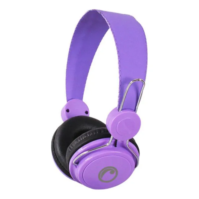 Audífonos Headset Con Micrófono Fiddler Fd-a6 Morado