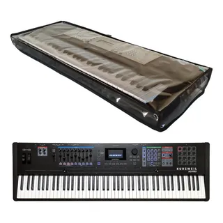 Capa Para Teclado Musical Kurzweil Em Pvc De Alta Qualidade Capa Para Teclado Musical Kurzweil Em Pvc De Alta Qualidade