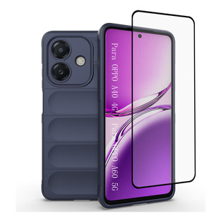 Funda Protectora Para Oppo Silicona Mica De Cristal Templado Funda Protectora Para Oppo Silicona Mica De Cristal Templado