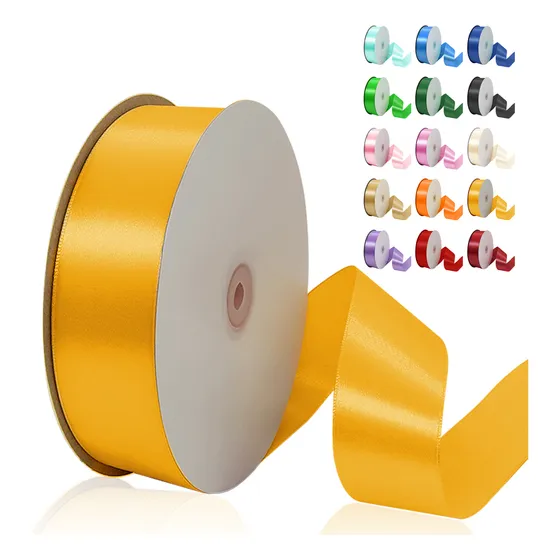 Rollo Liston Satinado Para Decoracion Ancho 4 Cm 91 Metros